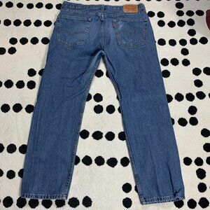 Levi’s 505 Jeans Mens 36x29 Regular Straight Leg Distressed Denim Y2K Festival